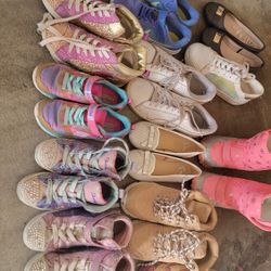 $15 Each Girl's Shoes Nice and Clean. Nothing Wrong With It, Just So Small For My Girls 