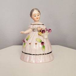 Vintage Ucagco Southern Belle Ceramic Bell Figurine Japan  🔔 