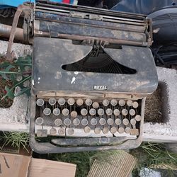 Vintage typewriter