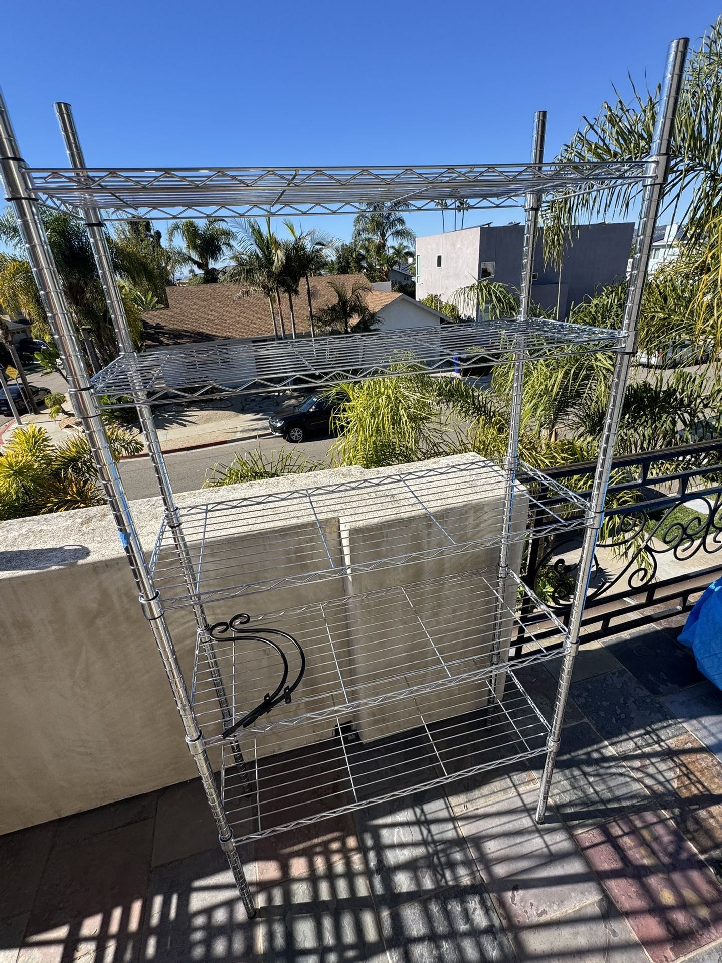 5- Tier Steel Shelf Chrome