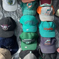 Lot of VTG baseball caps