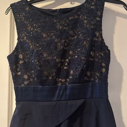 Short Navy Blue Dress