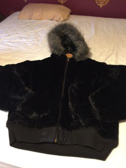 Two sides jacket fur