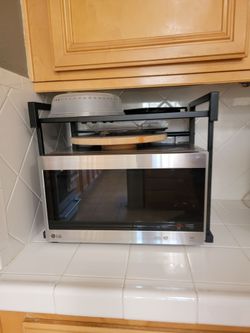 Microwave Organizer Expandable Shelf