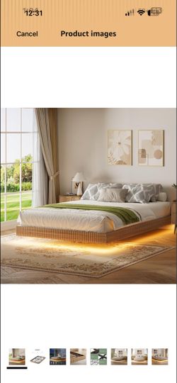 Floating bed