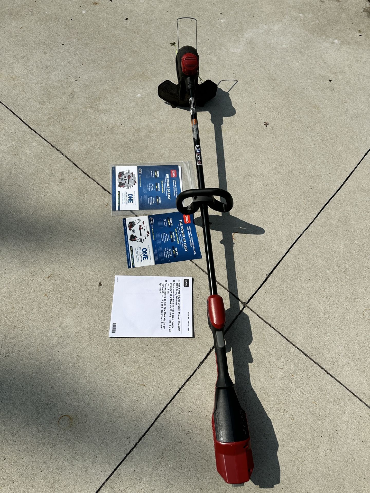 Toro 60v Flex Force String Trimmer