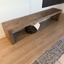 Wood Dining Bench