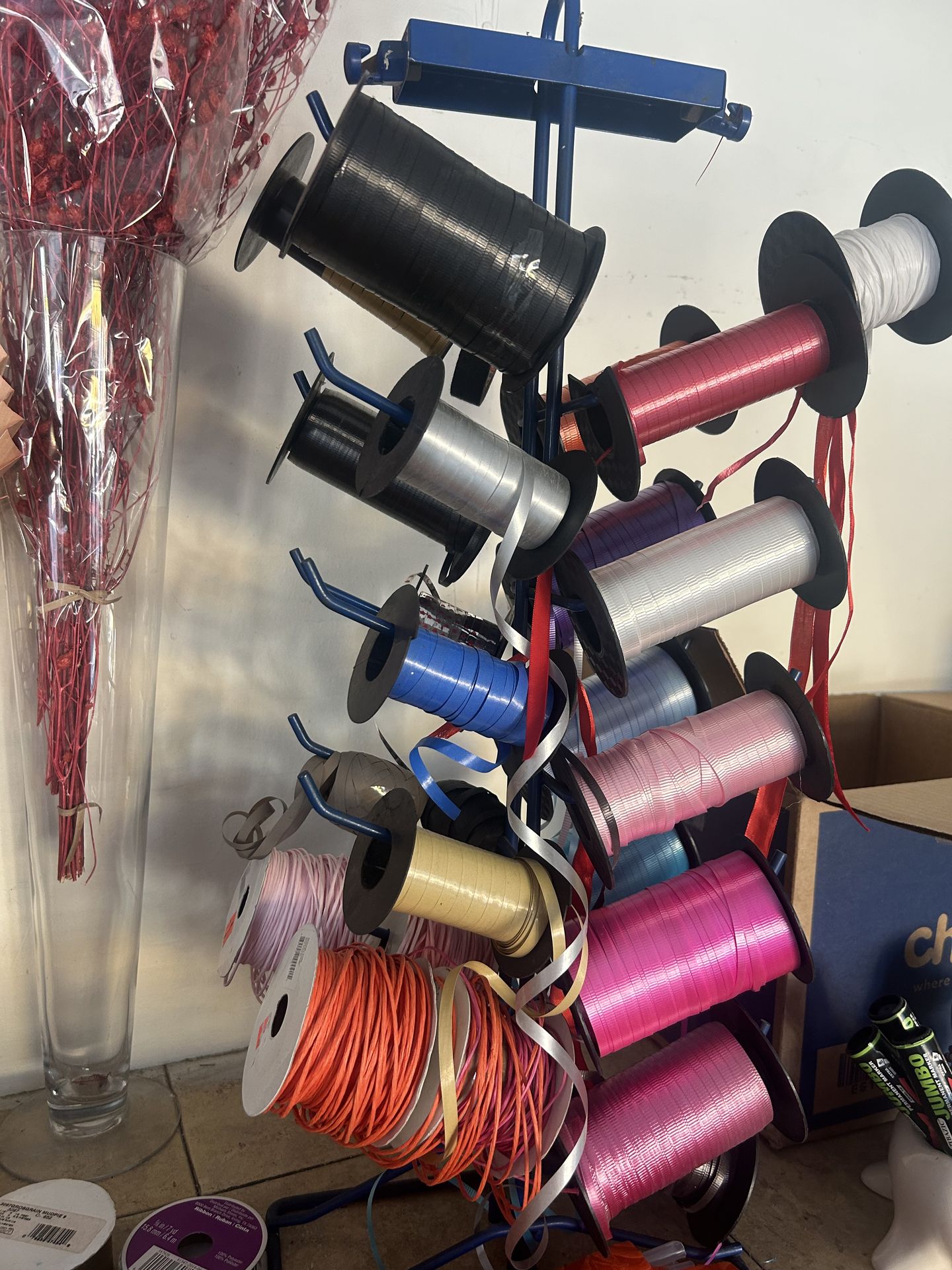 Ribbon Spools and Stand