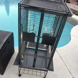 Bird Cage. Tall   Good Condition