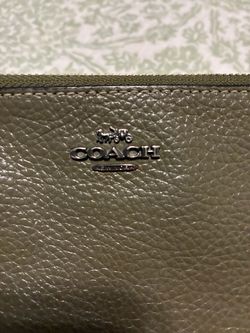 Monedero coach doble zipper