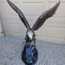 Bronze Eagle Statue 