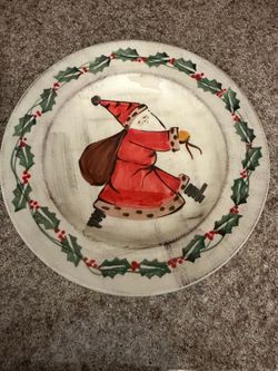 Marco E Cristina Father Christmas platter