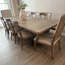 Bassett Woodridge Rectangular Dining Table 8 Chairs