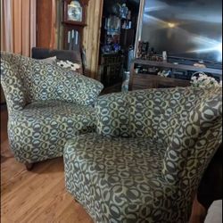 contemporary beautiful fan backed vintage chairs 