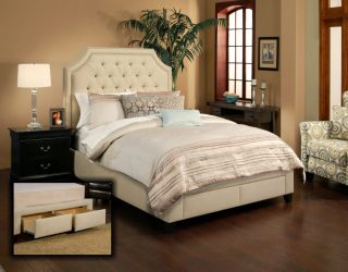 Queen Bedroom bed furniture with drawers