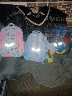 Kids Character Backpacks Lot of 3
