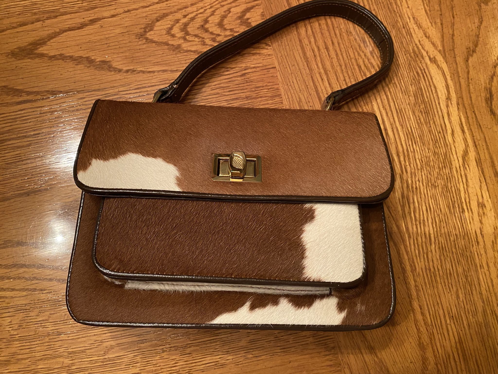 Genuine Cowhide Purse - Handmade