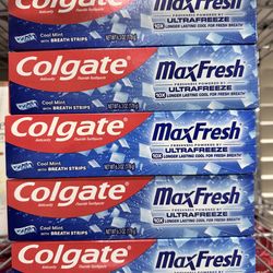 COLGATE MAXFRESH TOOTHPASTE 6.3 OZ $2.50 EACH