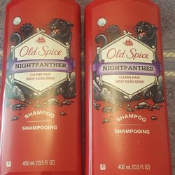 Old Spice Nightpanther Shampoos 