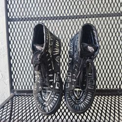 Vans Sk8-Hi Canvas Legendary High Top Black Sneakers Skateboard Shoe 