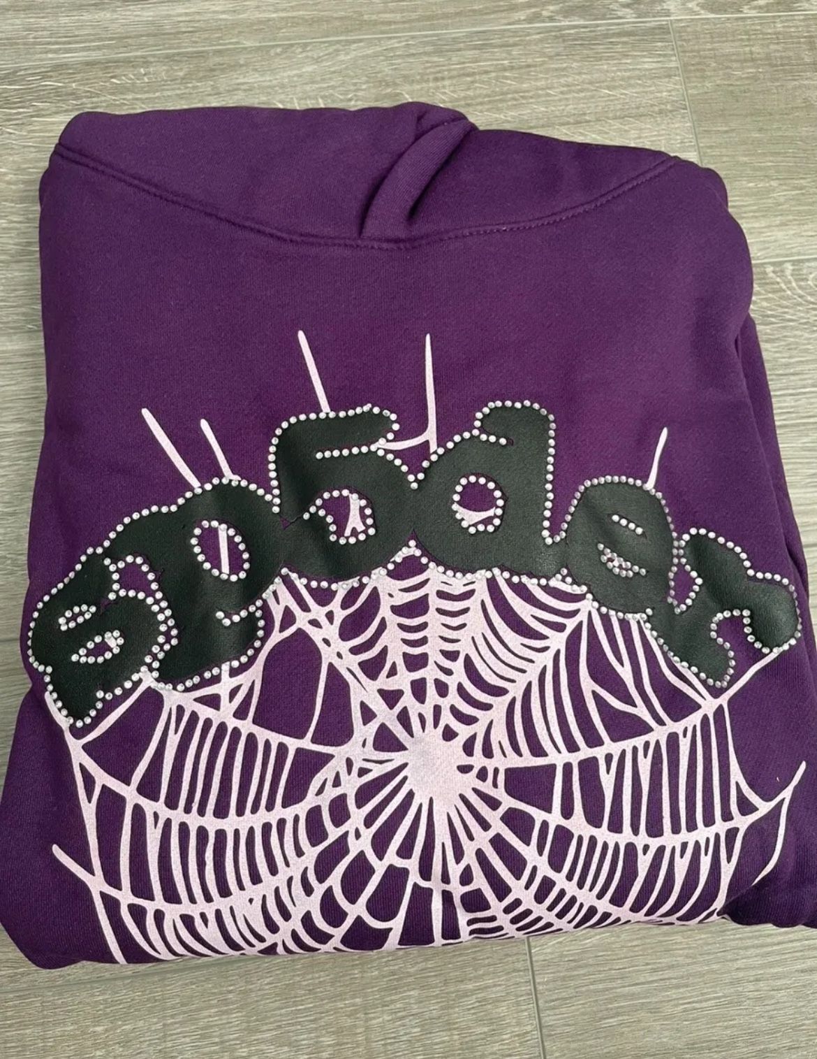 Spider Hoodie Dark Purple