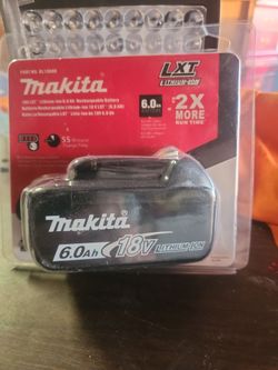makita.6.0a  18v.Lithium-ion new