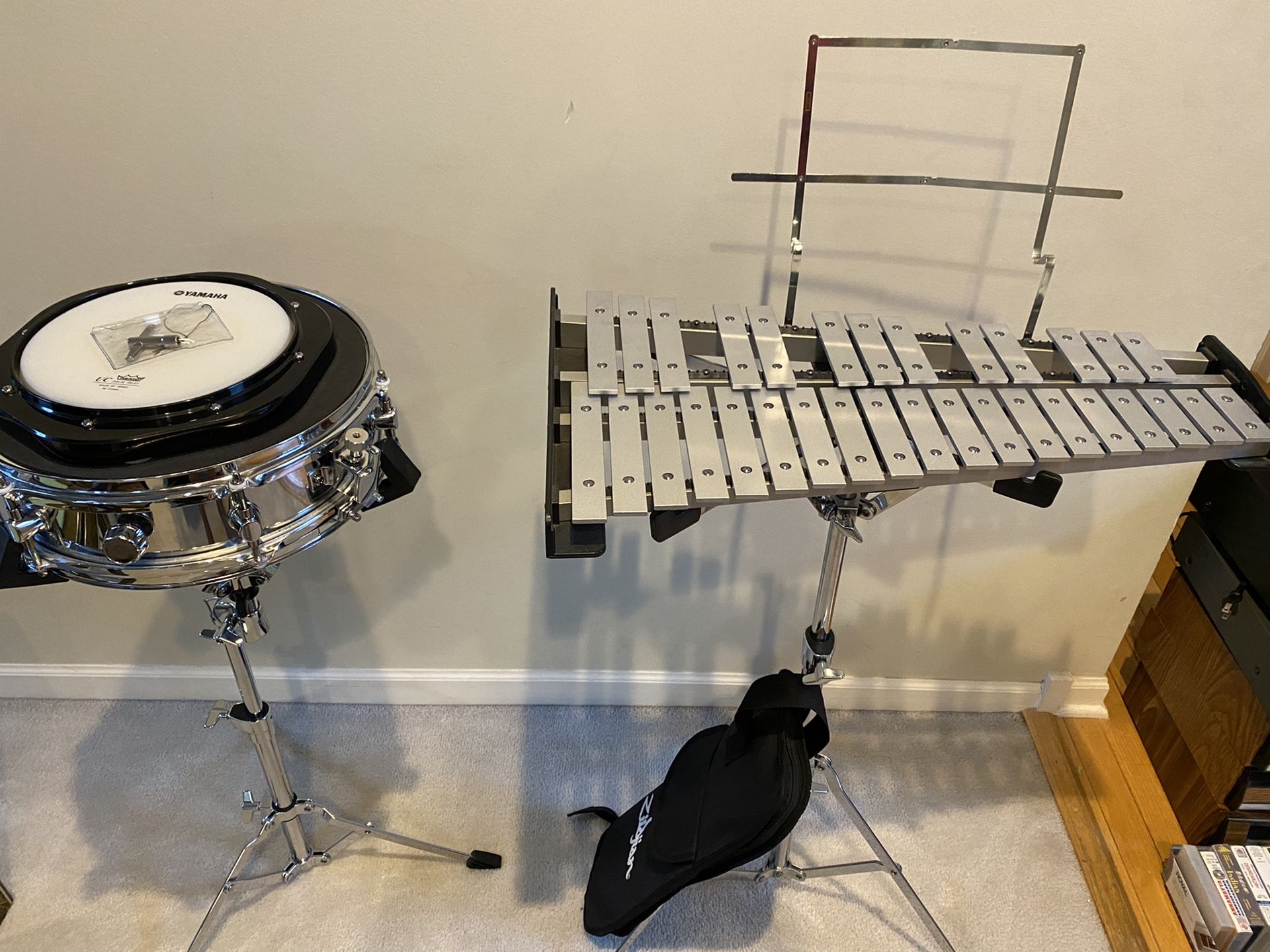 Yamaha Snare drum and Bells set