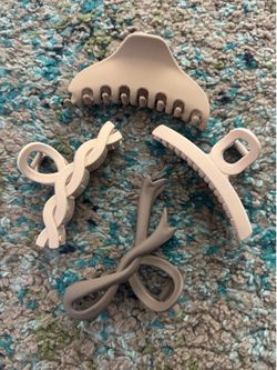 big Hair Clips,Grey - Hair Clips for Thick and Thin Hair, Jaw Clips, Bulk Hair Accessories