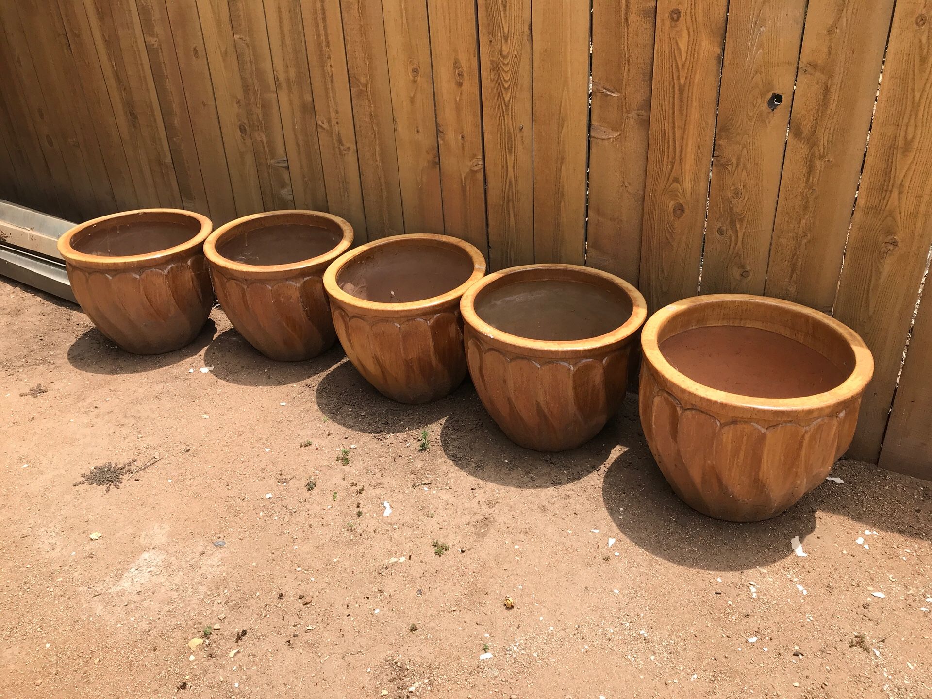 Large pots