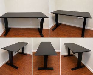 FlexiSpot Electric Standing Desk – 55” x 28” – Black