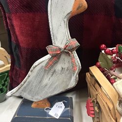 Vintage Wooden Goose 