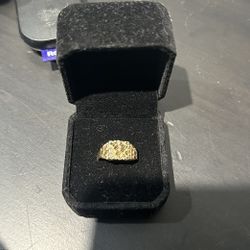 Gold Nugget Ring 