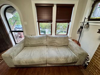 Ashley Lindyn Loveseat and Oversized Ottoman