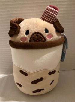 Puchi Gumi 7-Inch Boba Peanut Butter Pug Pup Plush by Beverly Hills Teddy Bear