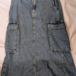 Levi's Denim Cargo Skirt 