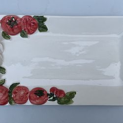 1. Decorated Tray -$16                               2.  Devirative Tray - $15