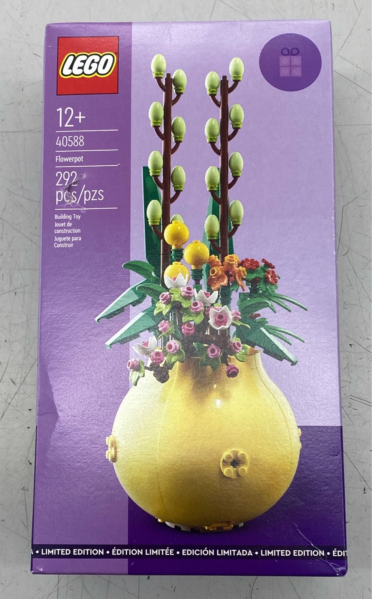 Lego Botanicals Promotional Flowerpot Sealed Damaged Box