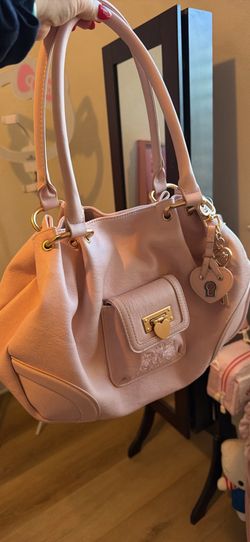 Juicy couture faux leather purse