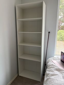 White bookcase