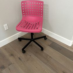 IKEA Swivel Chair - Pink and Blue