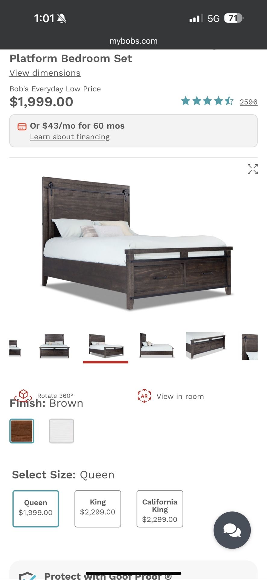 King Size Bedroom Set
