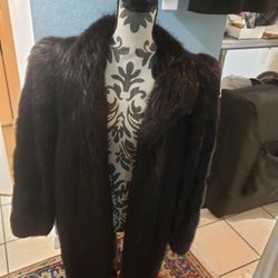 Black Mink Coat