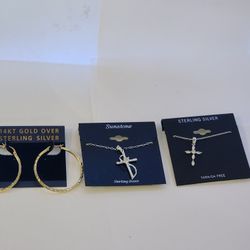 .925 Sterling SILVER ASSORTED JEWELRY