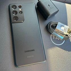 Samsung Galaxy S21 Ultra  , Unlocked   for all Company Carrier ,  Excellent Condition  Like New