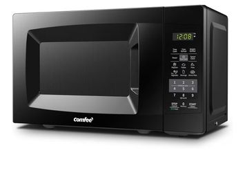 Comfee Black Microwave, 0.7 cu ft, Lightly Used