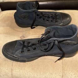 High Top Converse All Black. 