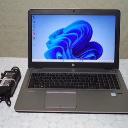 15.6" Hp EliteBook 850 G4 Intel i5 Win11 16Gb & 480Gb SSD 