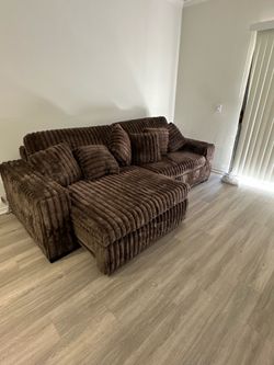 Fluffy couch