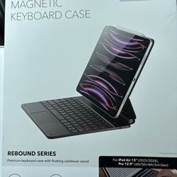 Magnetic Keyboard Case For 2024/2025 iPad 