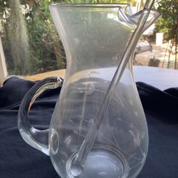 Large Glass Water, Pitcher